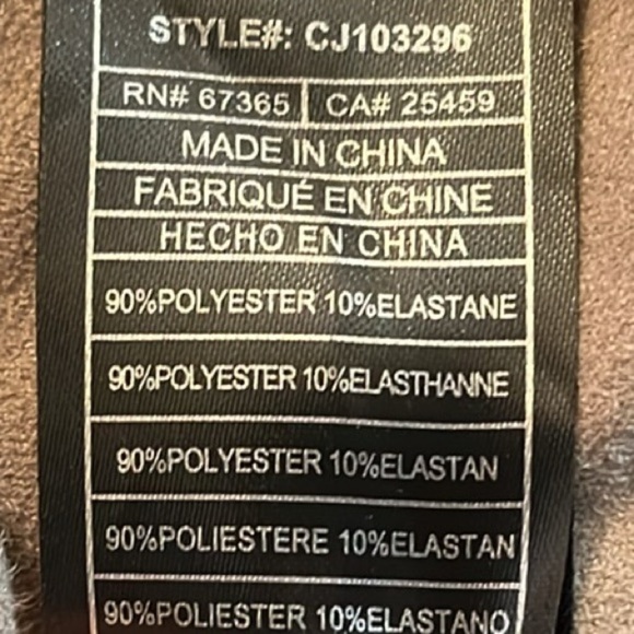 NWT Cupcakes & Cashmere Sz 4 Faux Suede Leather Shorts - Picture 7 of 7